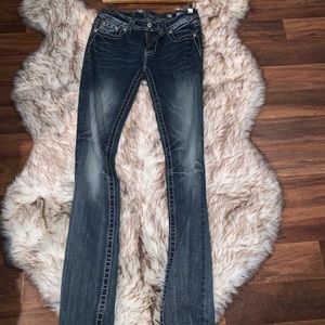 Lightly washed miss me jeans